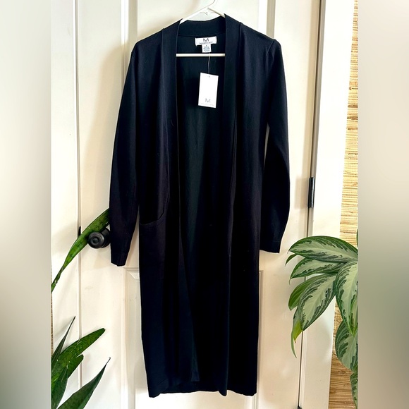 Magaschoni Sweaters - Magaschoni Black Long Sleeve Cardigan NWT